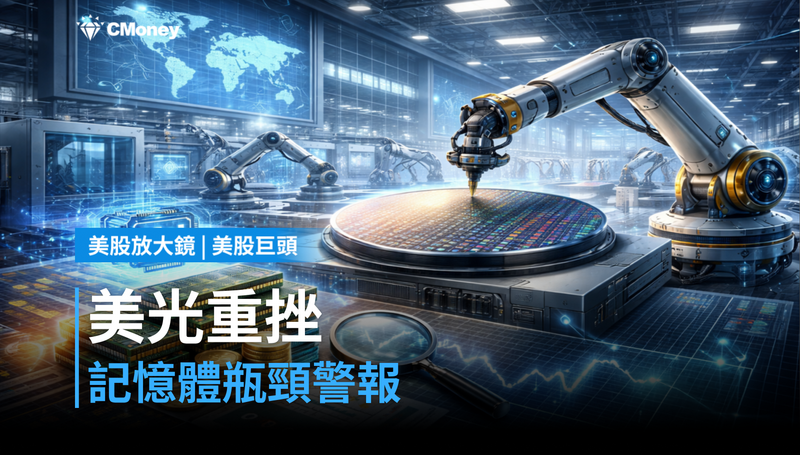 【美股巨頭】美光跌4％背後，記憶體瓶頸才是真正警報