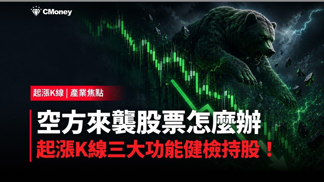  空方來襲該停損或續抱？三大功能幫你做持股健檢！