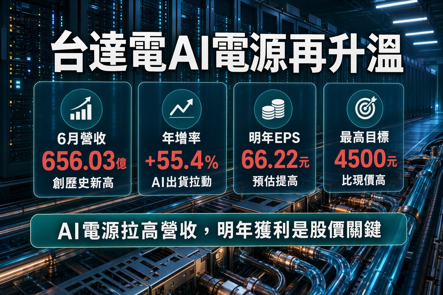 台達電 (2308) 營收暴衝後，AI電源動能回來了嗎？-周哲翰