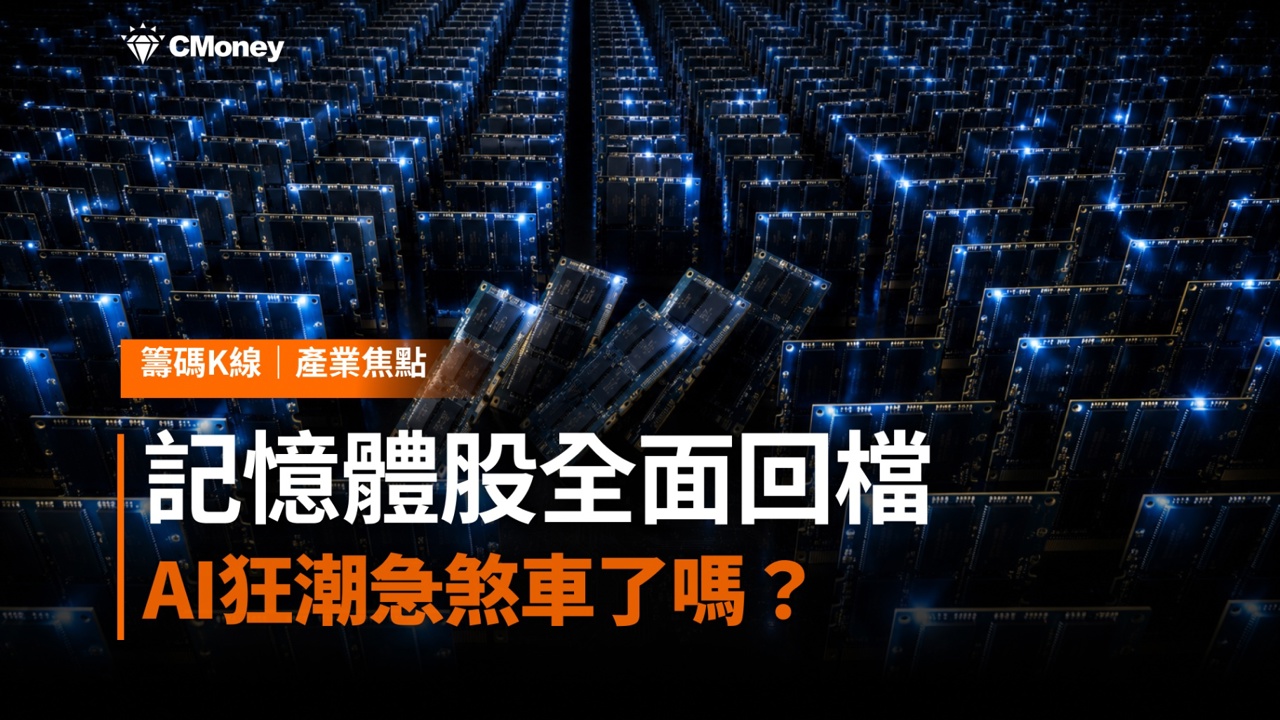 一個月市值腰斬！記憶體股全面回檔，AI狂潮急煞車了嗎？