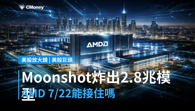 【美股巨頭】Moonshot炸出2.8兆參數模型,AMD的7/22能接住這一拳嗎?