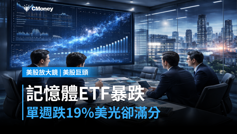 【美股巨頭】記憶體ETF單週跌19%,美光還被quant評滿分?