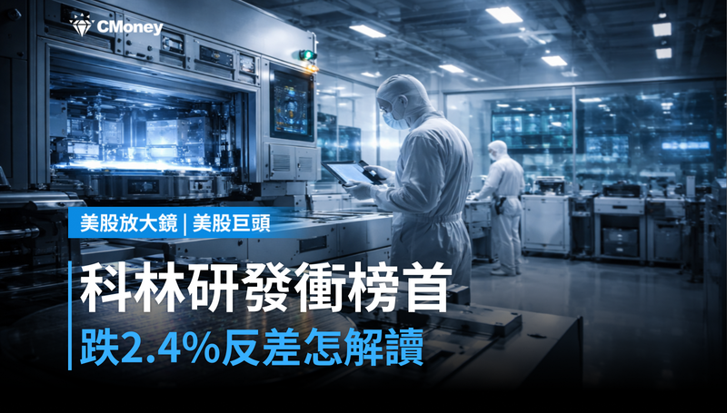 【美股巨頭】科林研發進動能榜首,跌2.4%的反差怎麼解讀?