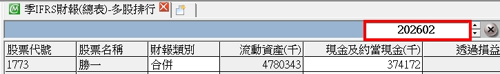 資料公告:2026Q2財報出爐!