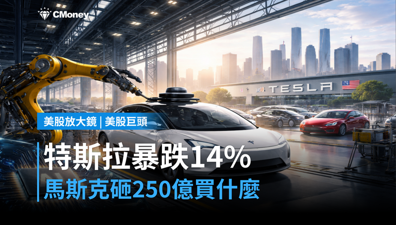 【美股巨頭】特斯拉單日跌14％，馬斯克砸250億在買什麼？