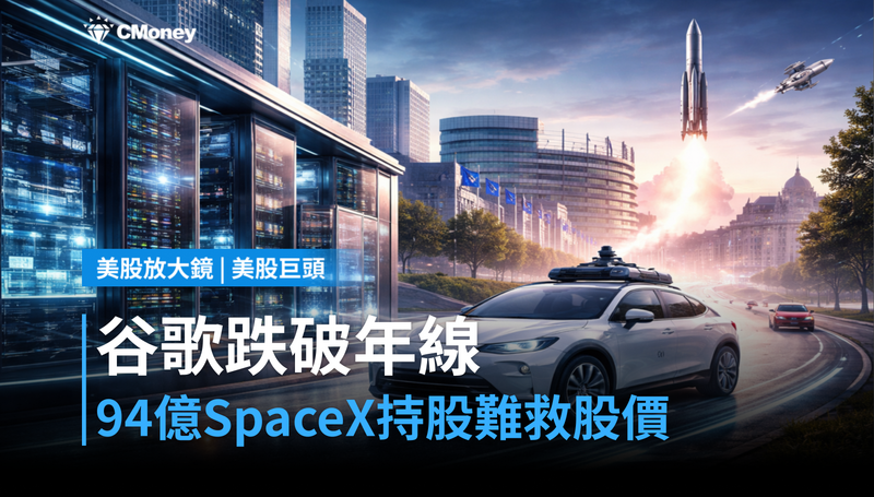 【美股巨頭】谷歌跌破年線，94億美元SpaceX持股為何救不了股價？