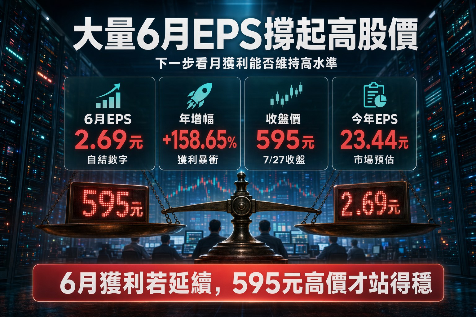 EPS概論 改訂第二版 大量(3167) 6月EPS 2.69元暴衝，下一個關鍵數據是什麼？-周哲翰