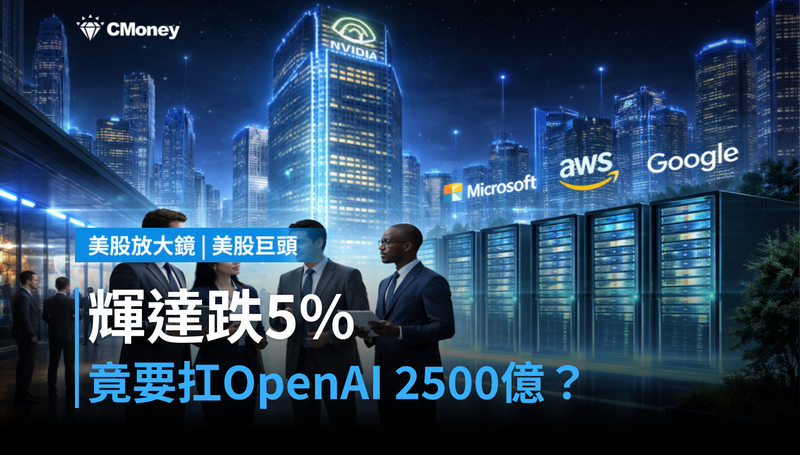 【美股巨頭】輝達跌5％，卻要替OpenAI扛2,500億？市場在算另一道題