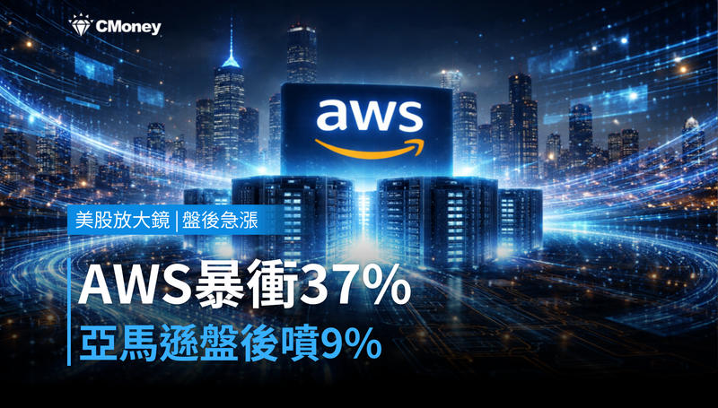 【美股盤後急漲】AWS暴衝37%,亞馬遜盤後噴9%憑什麼?