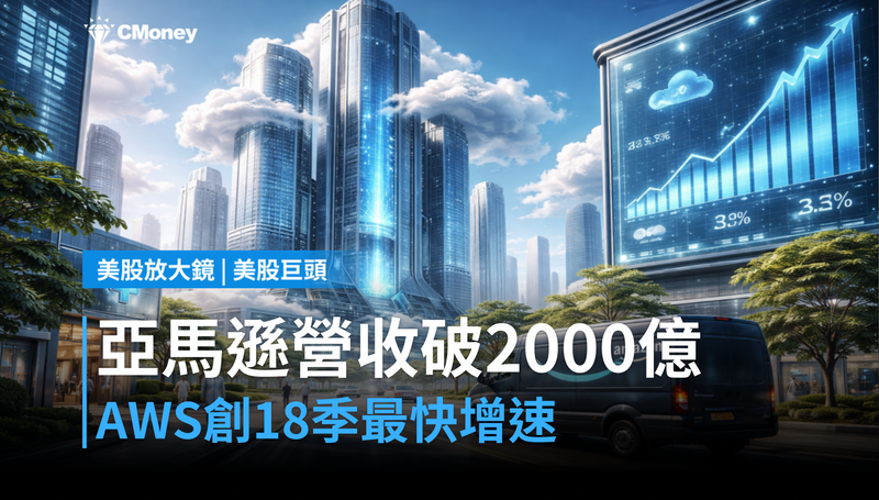 【美股巨頭】亞馬遜Q2營收破2000億，AWS創18季最快增速