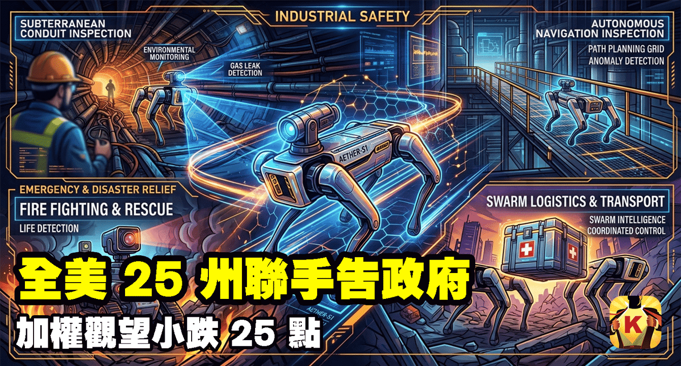 【台股盤後】全美 25 州聯手告政府,加權觀望小跌 25 點