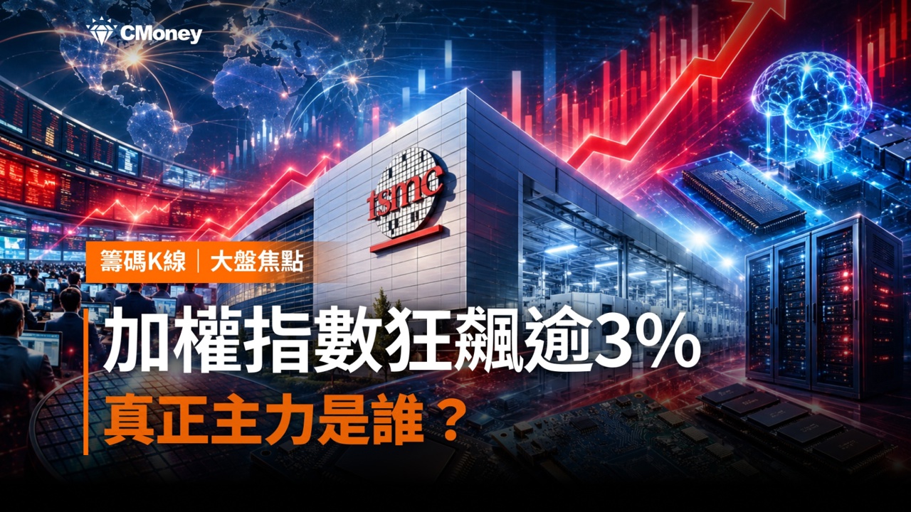 台股指數一度狂飆1,455點，真正主力是誰？