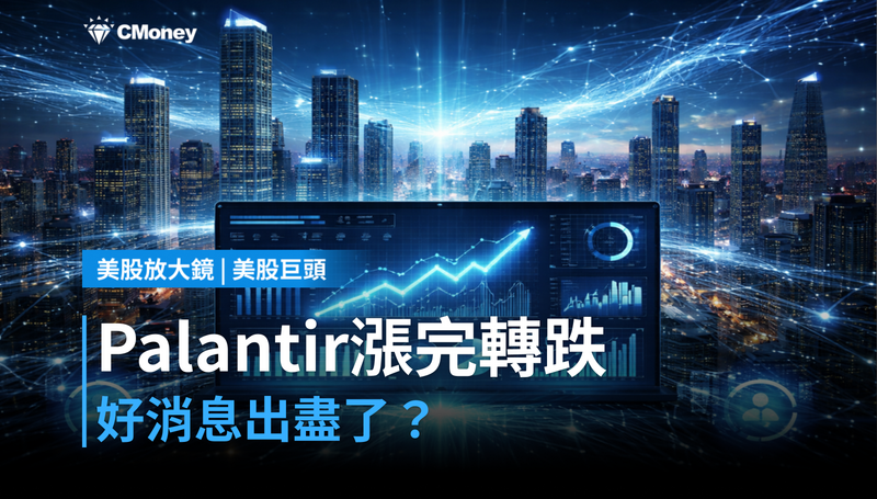 【美股巨頭】Palantir漲完四天跌2.6%,好消息出盡了?