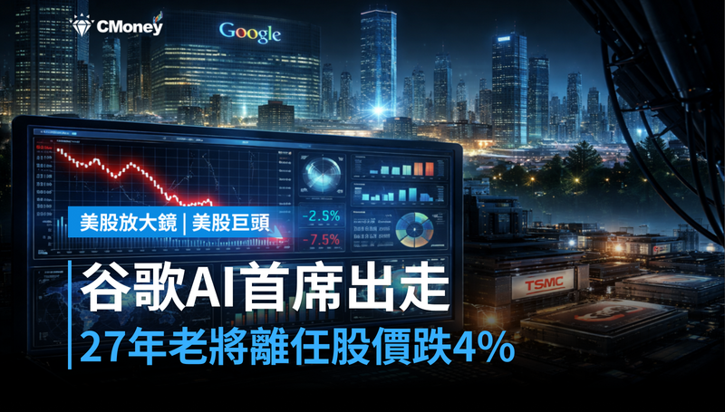 【美股巨頭】谷歌AI首席科學家出走27年，股價單日跌4％誰在怕？