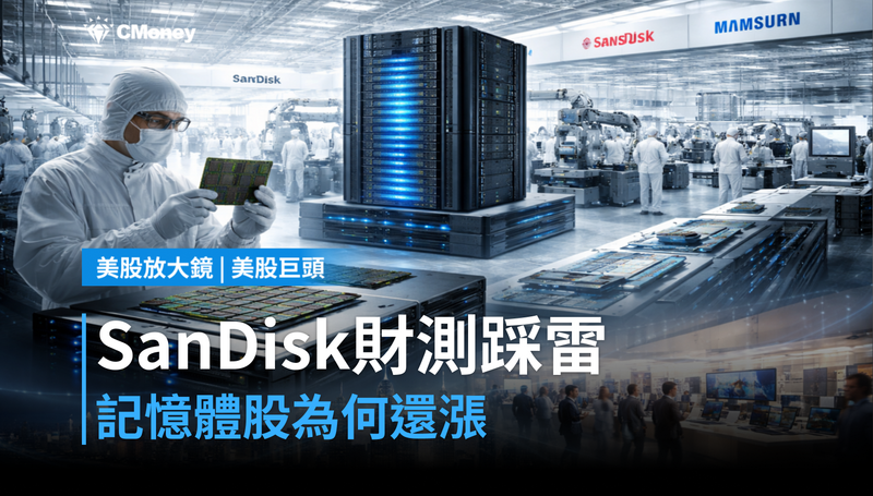 【美股巨頭】SanDisk財測踩雷，記憶體股憑什麼還漲？