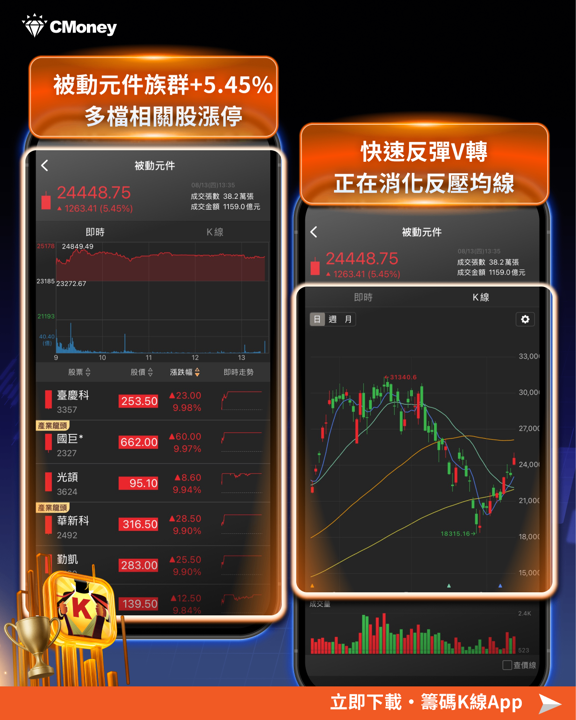 挪威主權基金悄悄加碼！國巨漲停帶動被動元件五檔同步亮燈，這波行情背後藏著什麼？