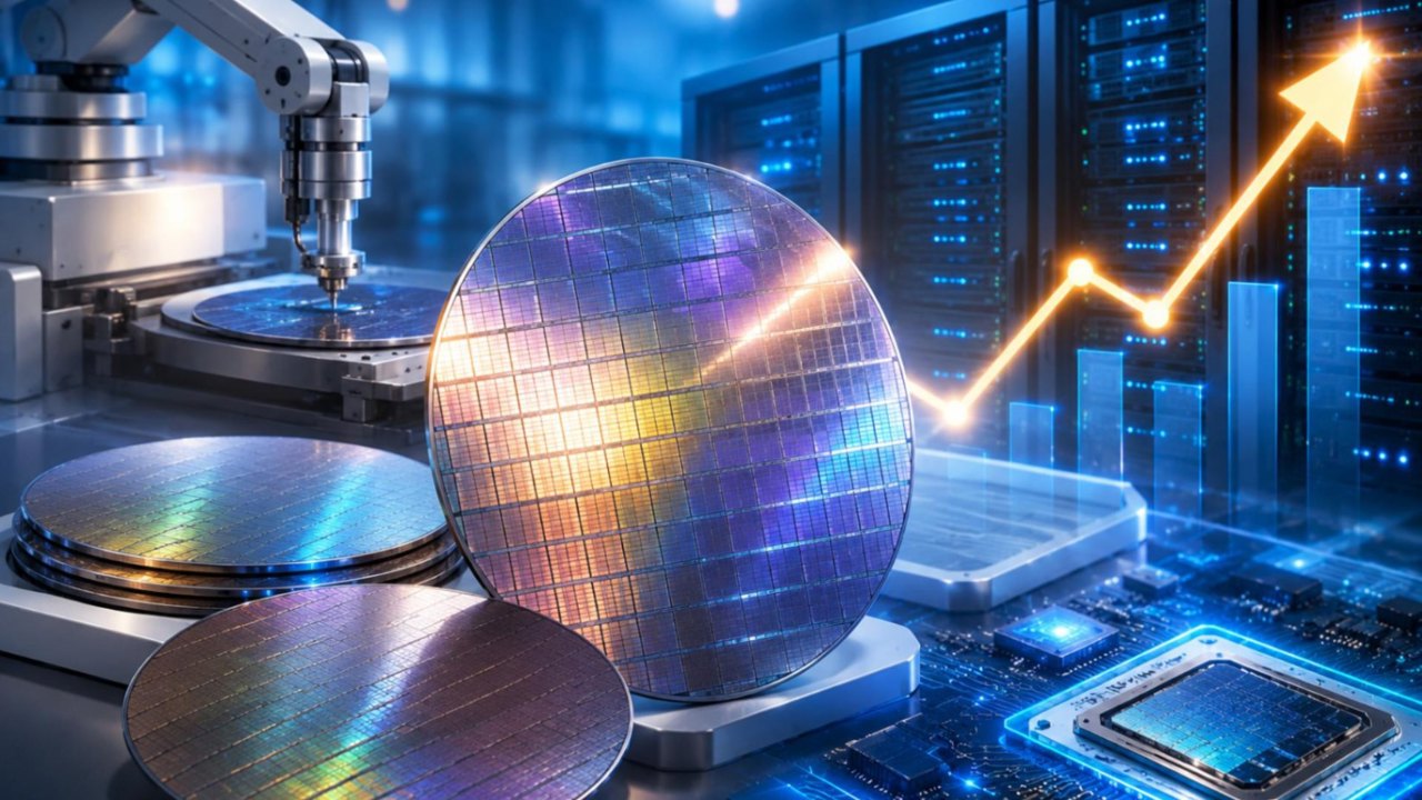 AI、記憶體需求點火!矽晶圓供需轉緊、漲價聲起 2台廠迎轉機