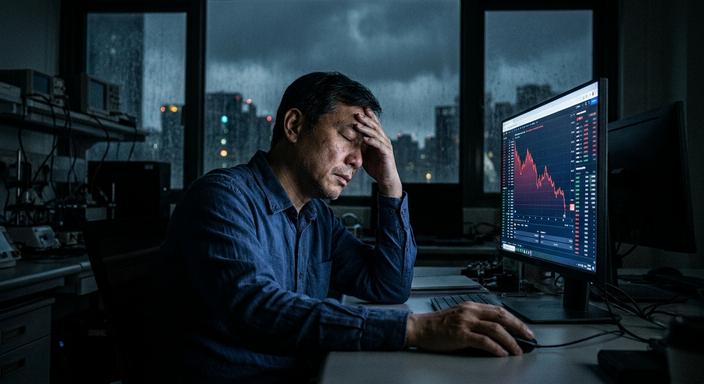 【即時新聞】最新美股費半重挫拖累台股急跌，台積電盤中重挫45元面臨壓力