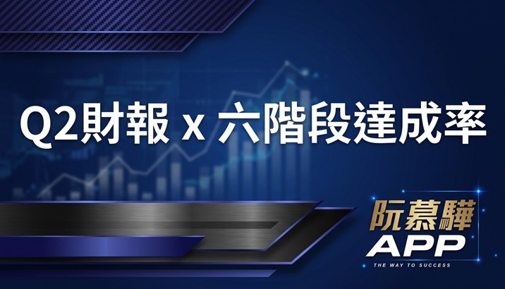 【產業報告】Q2 財報 × 六階段 達成率
