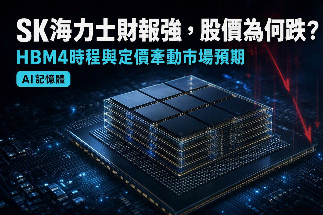 SK海力士財報創高仍重挫,HBM4出貨延後會拖慢後續成長嗎?-思齊波段操盤手 | CMoney投資網誌