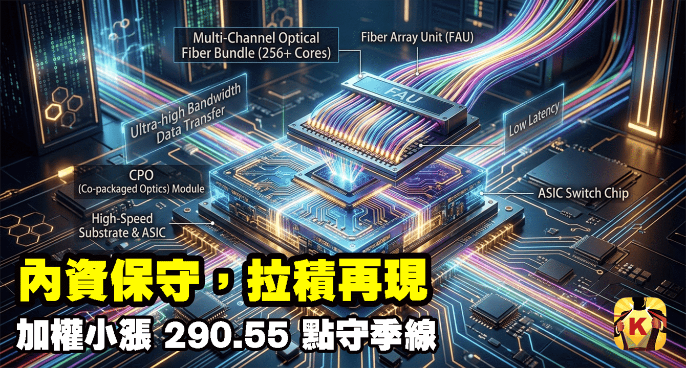 【台股盤後】內資保守，拉積再現，加權小漲 290.55 點守季線