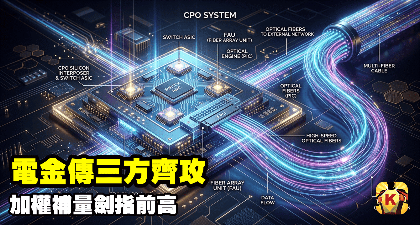 【台股盤後】電金傳三方齊攻，加權補量劍指前高