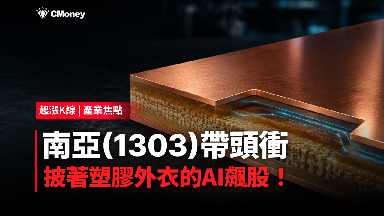 【產業焦點】南亞(1303)帶頭衝，披著塑膠外衣的AI飆股！