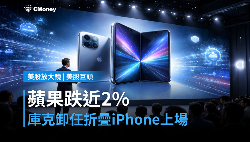 【美股巨頭】Tim Cook卸任、蘋果跌近2%,新CEO第一關就是折疊iPhone
