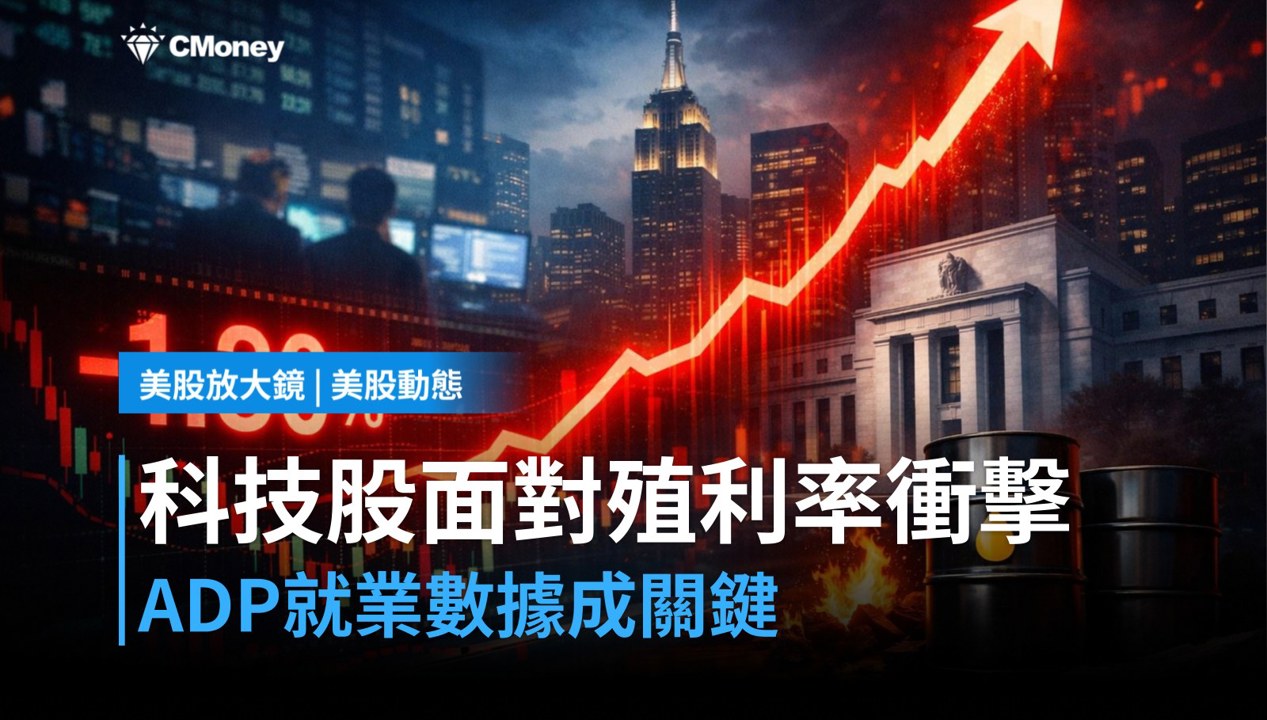 【美股盤前】ADP就業今晚開第一槍，科技股能撐住殖利率衝擊嗎？（2026.09.02）