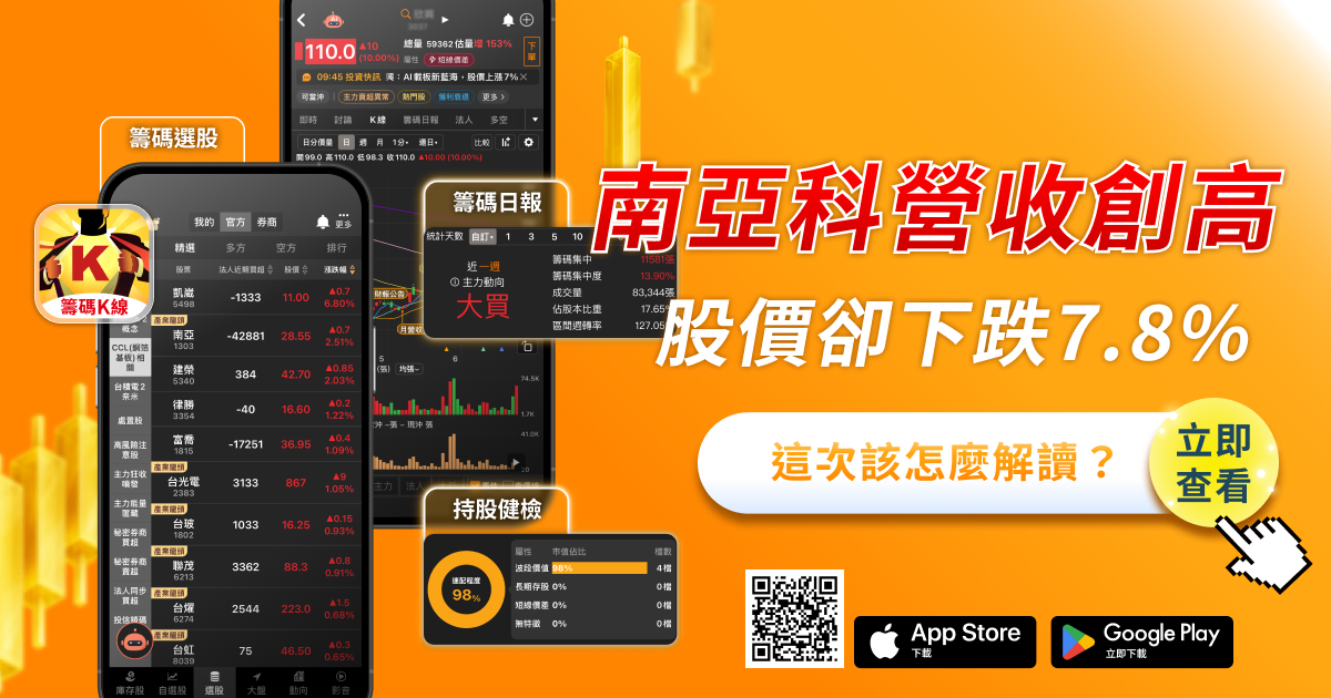 南亞科8月營收再創高，股價卻下跌7.8％！10月換約潮在後頭，第4季售價上看漲4成——這次該怎麼解讀
