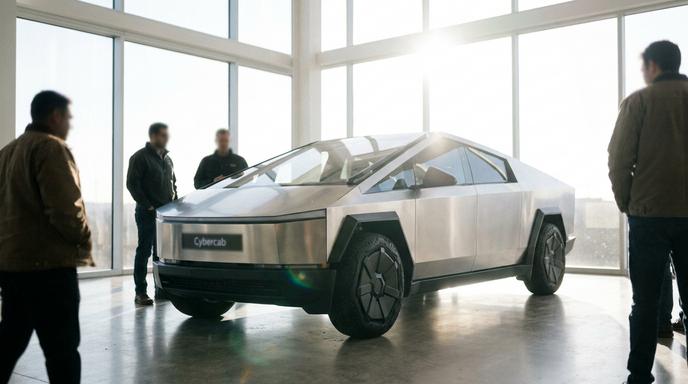 【即時新聞】特斯拉(TSLA)宣布Cybercab自駕計程車德州上路，發表會低調馬斯克未現身！