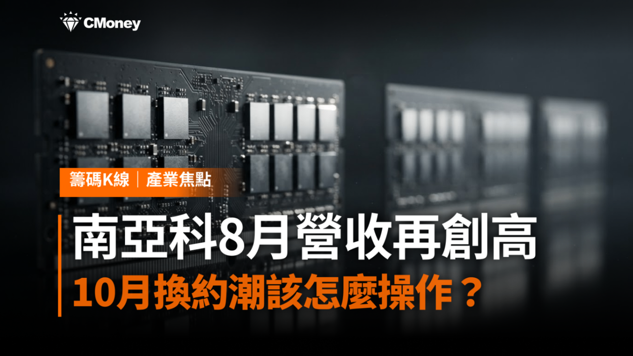 南亞科8月營收再創高，股價卻下跌7.8％！10月換約潮在後頭，第4季售價上看漲4成——這次該怎麼解讀