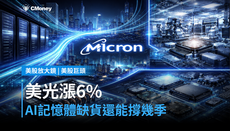 【美股巨頭】美光單日漲6%,AI記憶體缺貨故事還能信幾季?