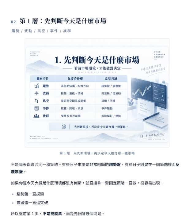從預測市場到建立交易系統,一套可以真正執行的交易框架