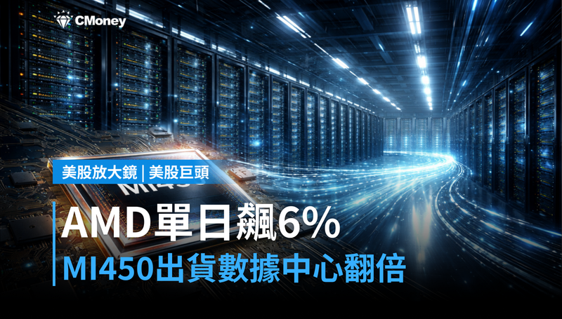 【美股巨頭】MI450開始出貨、數據中心翻倍,AMD憑什麼單日漲6%?