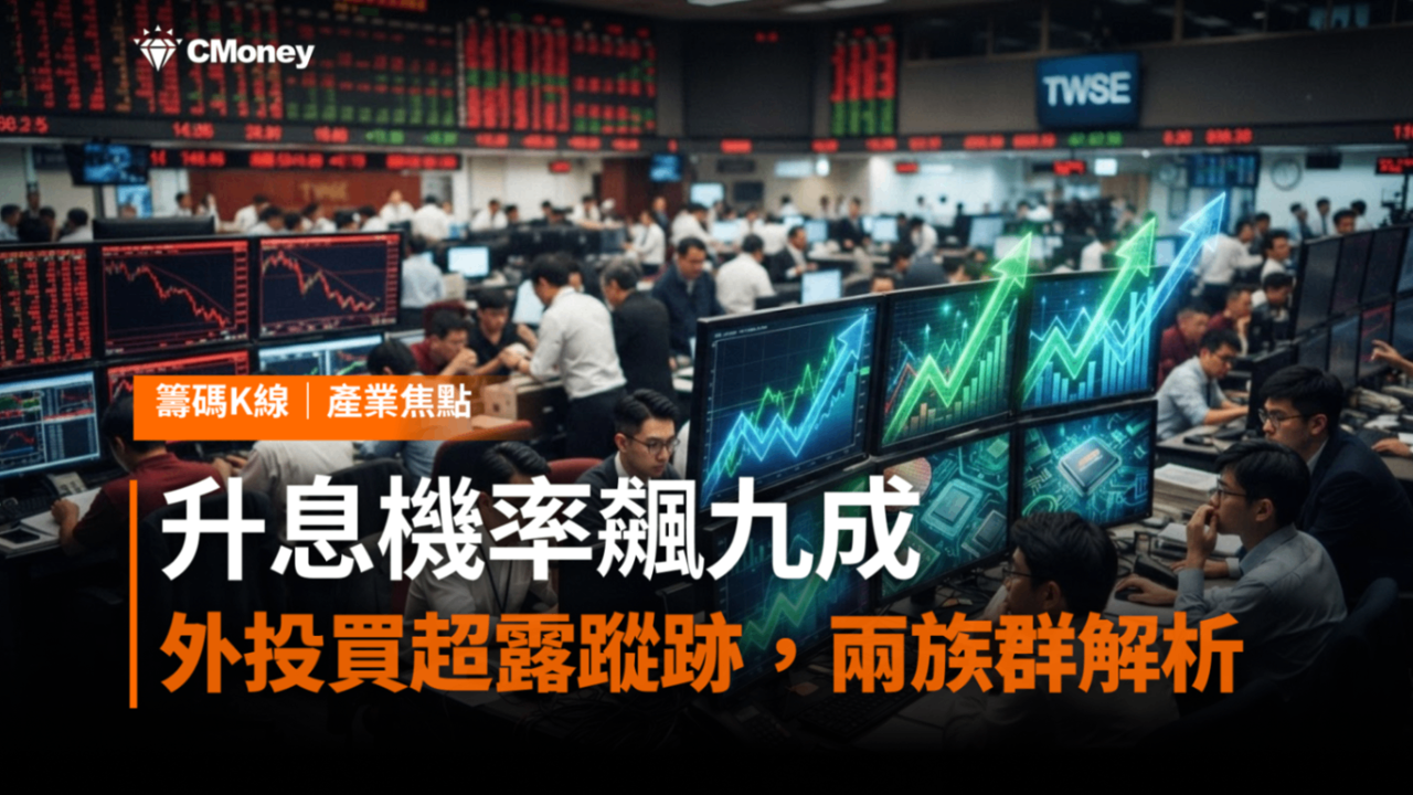 CPI年增3.4%確認,升息機率飆九成——上週外資投信買超名單藏了什麼秘密?兩大族群完整解析