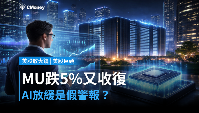 【美股巨頭】MU單日跌5%又收復,AI放緩恐慌是假警報?