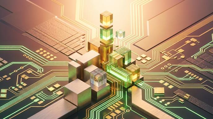 AI 半導體供應鏈與市值型 ETF 多元資產佈局示意圖