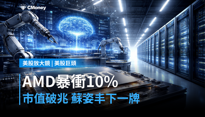 【美股巨頭】AMD單日暴衝10％，市值突破1兆美元，蘇姿丰的下一張牌是什麼？