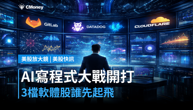 【美股快訊】AI寫程式大戰開打！下一批可能起飛的3檔軟體股