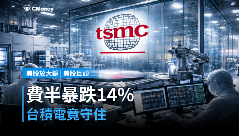 【美股巨頭】費城半導體跌14%,台積電卻是少數守住的那個