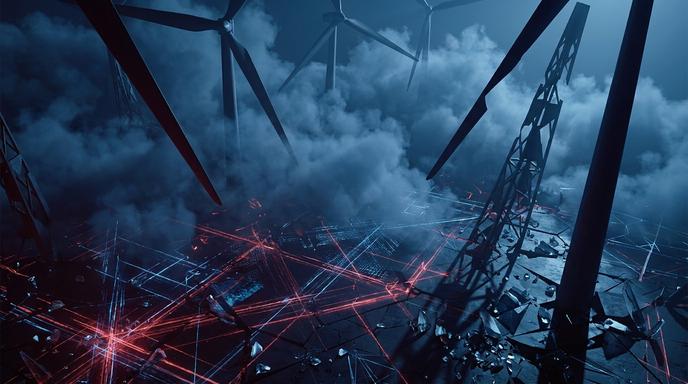 離岸風電工程爭議與供應鏈影響示意圖