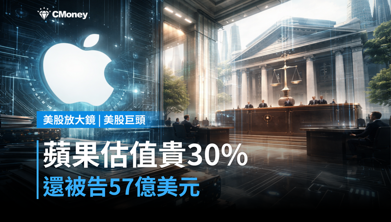 【美股巨頭】估值貴30%、還被告57億美元,蘋果股價守得住嗎?