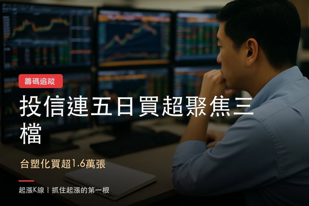 【籌碼追蹤】投信連5日買超聚焦3檔,台塑化、長榮航、力旺解析