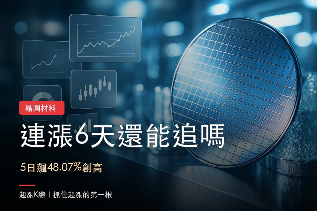 【強勢股解析】連6漲、5日飆48.07％，「磊晶矽晶圓材料廠」創歷史新高！