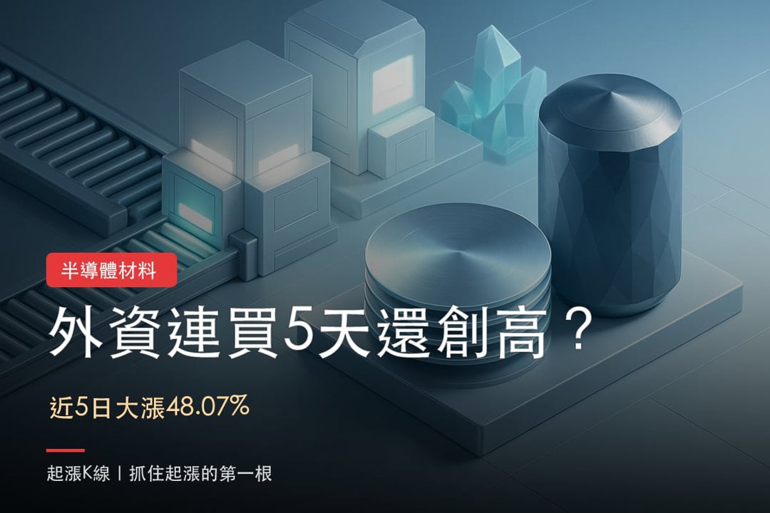【強勢股解析】近5日飆48.07％，「磊晶矽晶圓材料廠」創歷史新高！