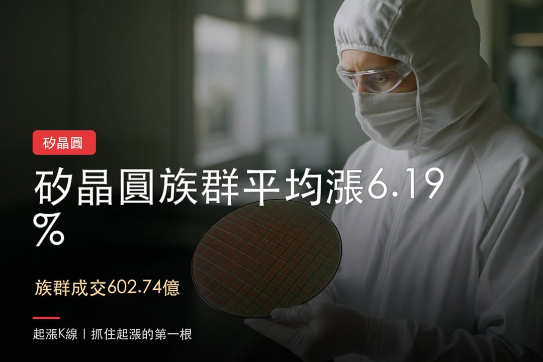 矽晶圓族群平均漲逾6％，三檔概念股的基本面與籌碼一次看