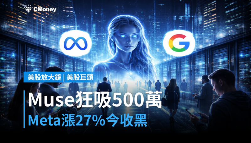 【美股巨頭】Muse單月狂吸500萬下載，Meta漲27％卻在今天收黑？