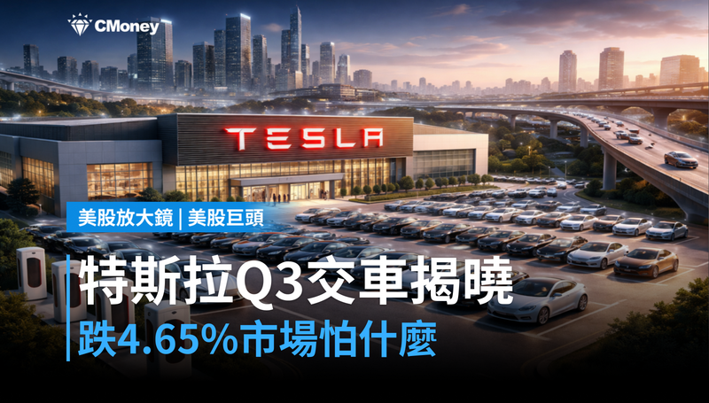 【美股巨頭】Q3交車數字今天揭曉，特斯拉跌4.65％背後在怕什麼？