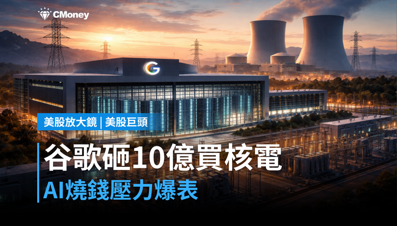 【美股巨頭】谷歌砸10億買核電，AI燒錢壓力已大到這種地步